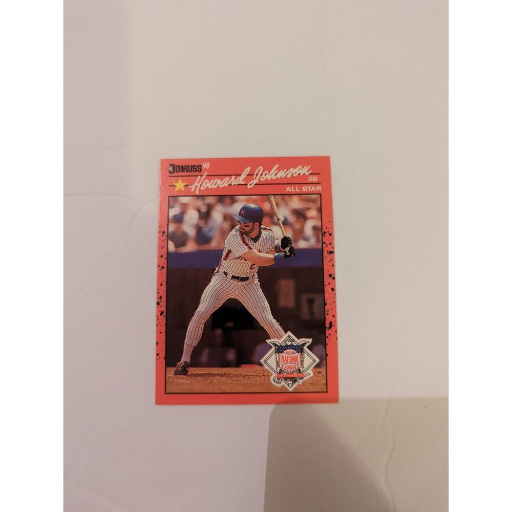 1990 Donruss- #654 Howard Johnson New York Mets 3rd Base All Star card